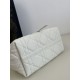 Super Clone Replica Dior Toujours Mini Tote Bag in White Macrocannage Top Replica Dior Toujours Mini Tote Bag in White Macrocannage