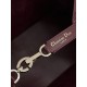 Top Replica Dior Toujours Medium Bag in Burgundy Macrocannage