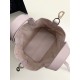 Super Clone Replica Dior Toujours Mini Tote Bag in Pink Macrocannage Top Replica Dior Toujours Mini Tote Bag in Pink Macrocannage