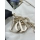 Top Replica Dior Toujours Small Vertical Tote Bag with Lucky Charm, White