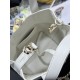 Top Replica Dior Toujours Small Vertical Tote Bag with Lucky Charm, White
