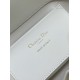 Top Replica Dior Toujours Small Vertical Tote Bag with Lucky Charm, White