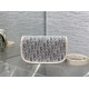 Top Replica Dior Bobby Bag Medium East-West Dior Oblique jacquard bag in blue