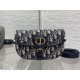 Top Replica Medium East-West Dior Oblique jacquard bag in black