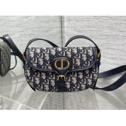 Top Replica Medium East-West Dior Oblique jacquard bag in black