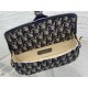 Top Replica Medium East-West Dior Oblique jacquard bag in black