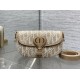 Top Replica Medium East-West Dior Oblique jacquard bag in brown