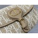 Top Replica Medium East-West Dior Oblique jacquard bag in brown