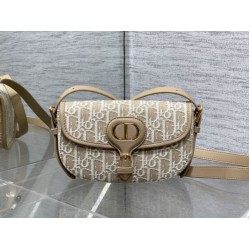 Top Replica Medium East-West Dior Oblique jacquard bag in brown