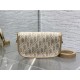 Top Replica Medium East-West Dior Oblique jacquard bag in brown
