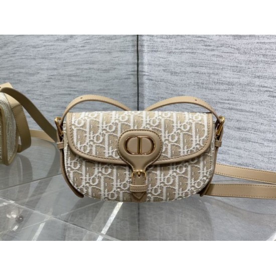 Top Replica Medium East-West Dior Oblique jacquard bag in brown