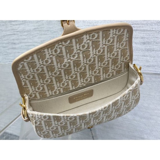 Top Replica Medium East-West Dior Oblique jacquard bag in brown