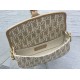 Top Replica Medium East-West Dior Oblique jacquard bag in brown