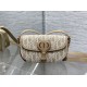 Top Replica Medium East-West Dior Oblique jacquard bag in brown