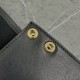 Top Replica Celine Soft Triomphe Besace shoulder bag in black