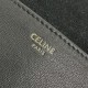 Top Replica Celine Soft Triomphe Besace shoulder bag in black
