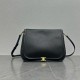 Top Replica Celine Soft Triomphe Besace shoulder bag in black
