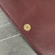 Top Replica Celine Soft Triomphe Besace shoulder bag in burgundy