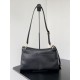 Top Replica Balenciaga Rodeo Medium shoulder bag in black and gold