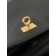 Top Replica Balenciaga Rodeo Medium shoulder bag in black and gold