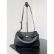 Top Replica Balenciaga Rodeo Medium shoulder bag in black and gold