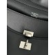 Top Replica Balenciaga Rodeo Medium shoulder bag in black and silver