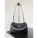 Top Replica Balenciaga Rodeo Medium shoulder bag in black and silver