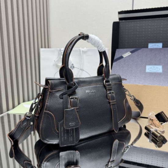 Super Clone Replica Prada Large Tote/Shopping Bag 1BG604 Black Top Replica Prada Large Tote/Shopping Bag 1BG604 Black