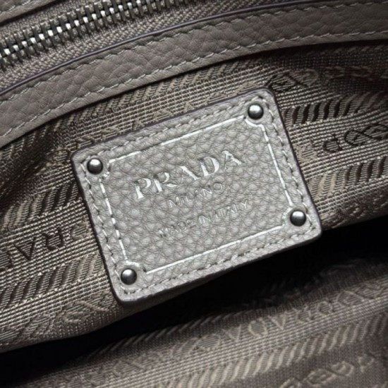 Super Clone Replica Tote/Shopping Bag Prada Large 1BG604 Gray Top Replica Tote/Shopping Bag Prada Large 1BG604 Gray