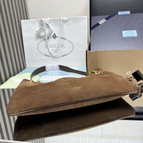 Super Clone Replica Prada Etude Large Suede Crossbody Bag 1BC259 Caramel Top Replica Prada Etude Large Suede Crossbody Bag 1BC259 Caramel