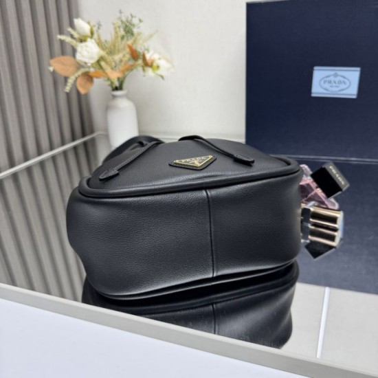Super Clone Replica Prada Darling Mini Bucket Bag 1BE087 Black Top Replica Prada Darling Mini Bucket Bag 1BE087 Black
