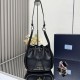 Super Clone Replica Prada Darling Mini Bucket Bag 1BE087 Black Top Replica Prada Darling Mini Bucket Bag 1BE087 Black