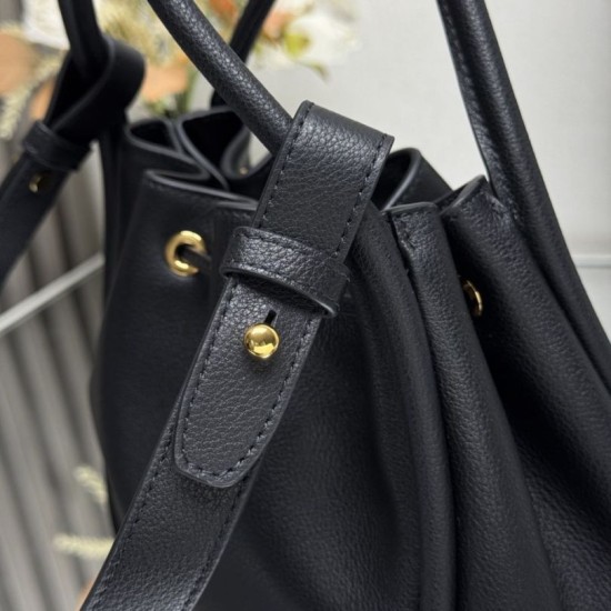Super Clone Replica Prada Darling Mini Bucket Bag 1BE087 Black Top Replica Prada Darling Mini Bucket Bag 1BE087 Black