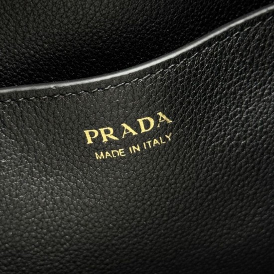 Super Clone Replica Prada Darling Mini Bucket Bag 1BE087 Black Top Replica Prada Darling Mini Bucket Bag 1BE087 Black