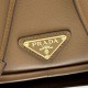 Super Clone Replica Prada Darling Mini Bucket Bag 1BE087 Brown Top Replica Prada Darling Mini Bucket Bag 1BE087 Brown