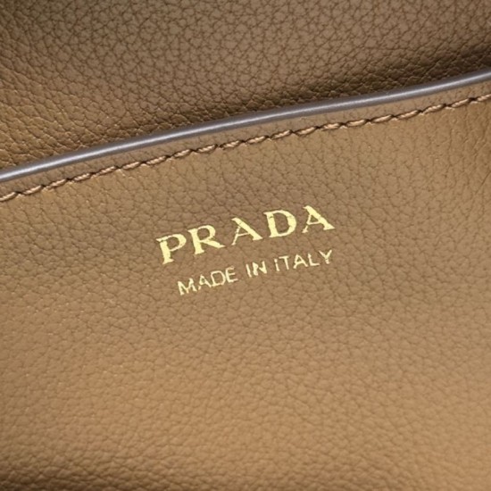 Super Clone Replica Prada Darling Mini Bucket Bag 1BE087 Brown Top Replica Prada Darling Mini Bucket Bag 1BE087 Brown