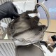 Super Clone Replica Prada Darling Mini Bucket Bag 1BE087 Gray Top Replica Prada Darling Mini Bucket Bag 1BE087 Gray