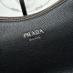 Super Clone Replica Prada Aimèe Classic Large Hobo/Shoulder Bag in Black Top Replica Prada Aimèe Classic Large Hobo/Shoulder Bag in Black