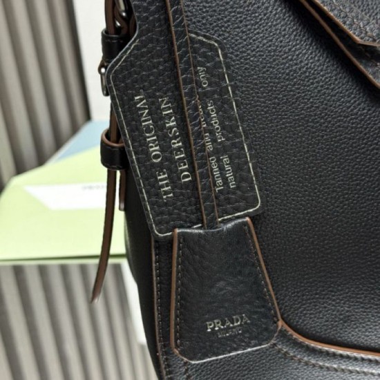 Super Clone Replica Prada Aimèe Classic Large Hobo/Shoulder Bag in Black Top Replica Prada Aimèe Classic Large Hobo/Shoulder Bag in Black