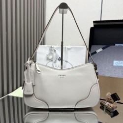 Top Replica Prada Aimèe Classic Large Hobo/Shoulder Bag in Beige