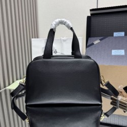 Super Clone Replica Prada Large Handbag 1BB148 Black Top Replica Prada Large Handbag 1BB148 Black