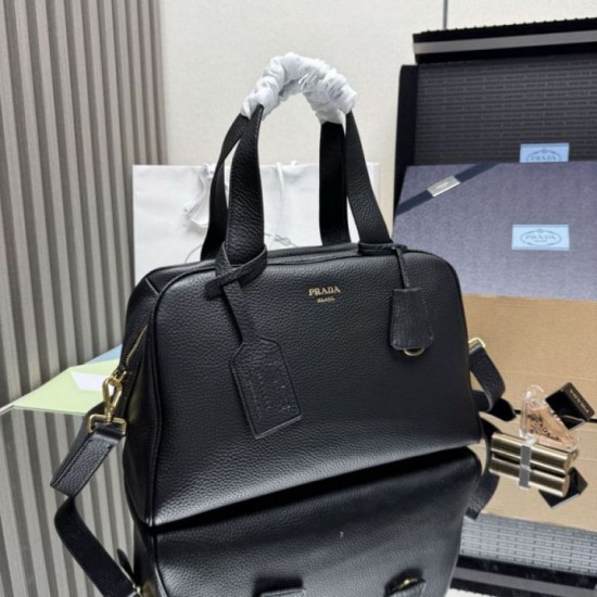 Super Clone Replica Prada Large Handbag 1BB148 Black Top Replica Prada Large Handbag 1BB148 Black