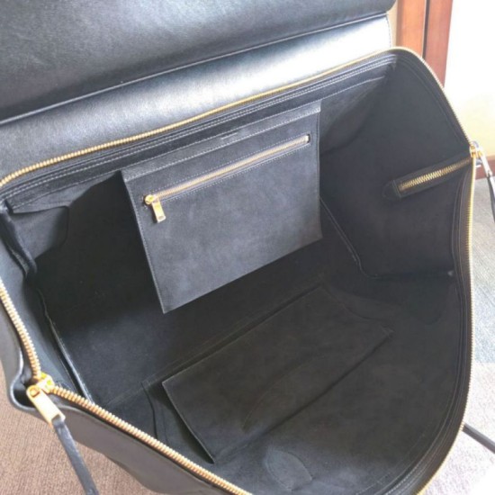 Top Replica Celine Large Soft Travel Bag in Black