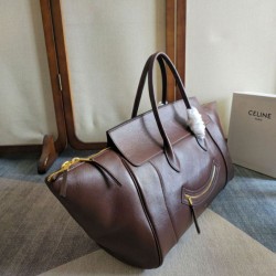 Top Replica Celine Large Soft Travel Bag in Coffee