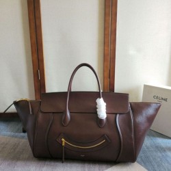 Top Replica Celine Large Soft Travel Bag in Coffee