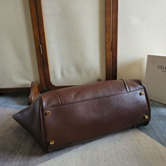Top Replica Celine Large Soft Travel Bag in Coffee