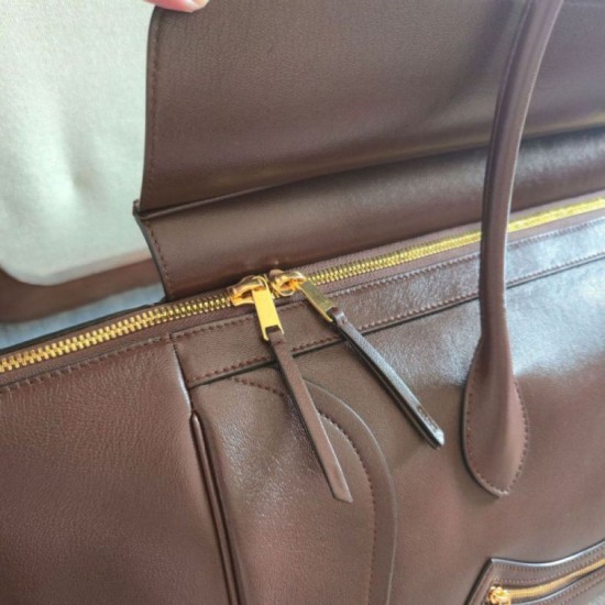 Top Replica Celine Large Soft Travel Bag in Coffee