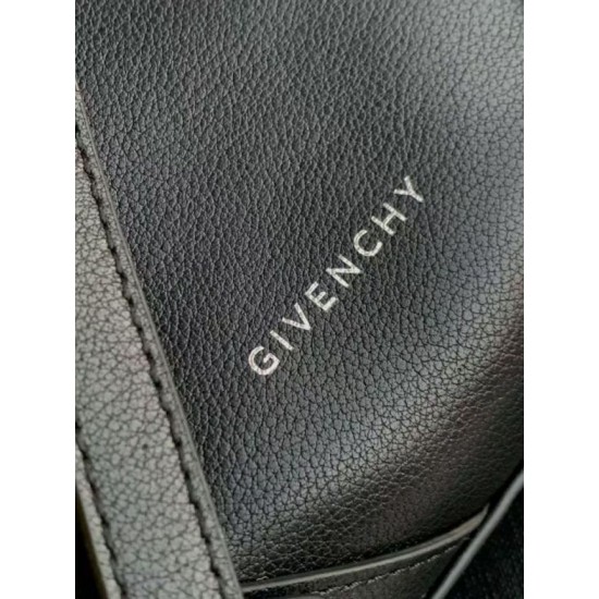 Top Replica Givenchy Nano Voyou Medium Crossbody Bag in Black