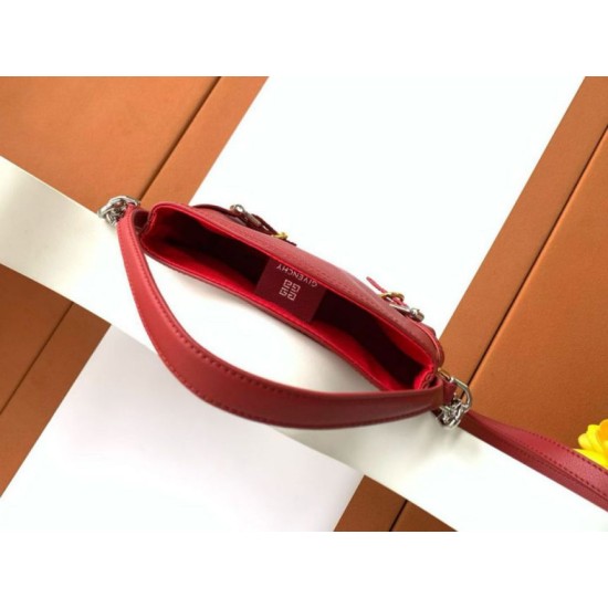Top Replica Givenchy Voyou Nano Shoulder Bag in Red