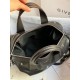 Top Replica Givenchy Nightingale bag with silver-tone cross details in black